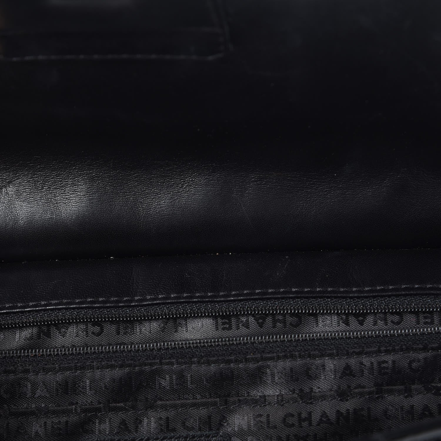 Chanel Patent Quilted Jumbo Diagonal CC Flap Black 9 of 12