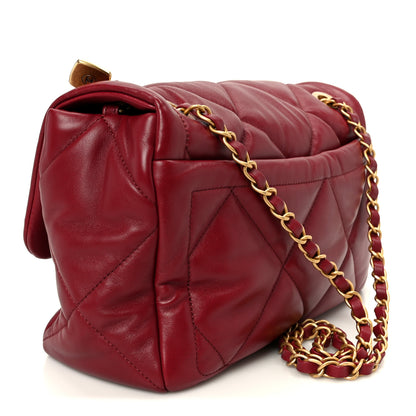 Chanel Lambskin Quilted Large Flap Red 3 of 10