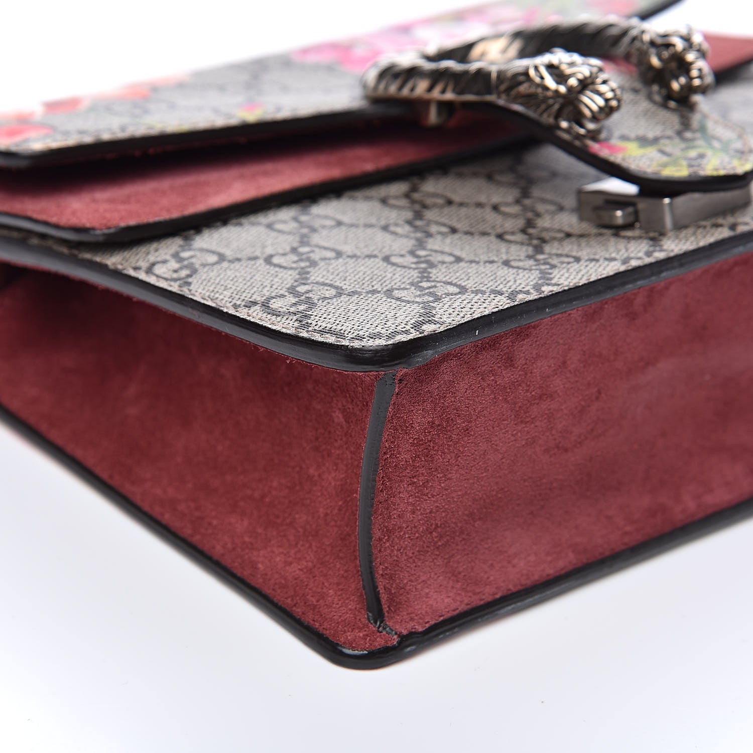 Gucci GG Supreme Monogram Blooms Mini Dionysus Shoulder Bag Beige Multicolor Dry Rose 9 of 13