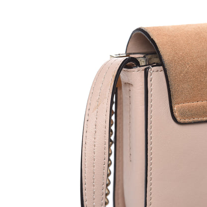 Chloe Suede Calfskin Small Faye Shoulder Bag Cement Pink 13 of 16