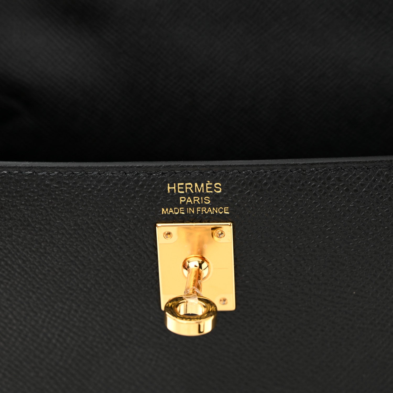 Hermes Epsom Kelly Sellier 25 Black 6 of 11