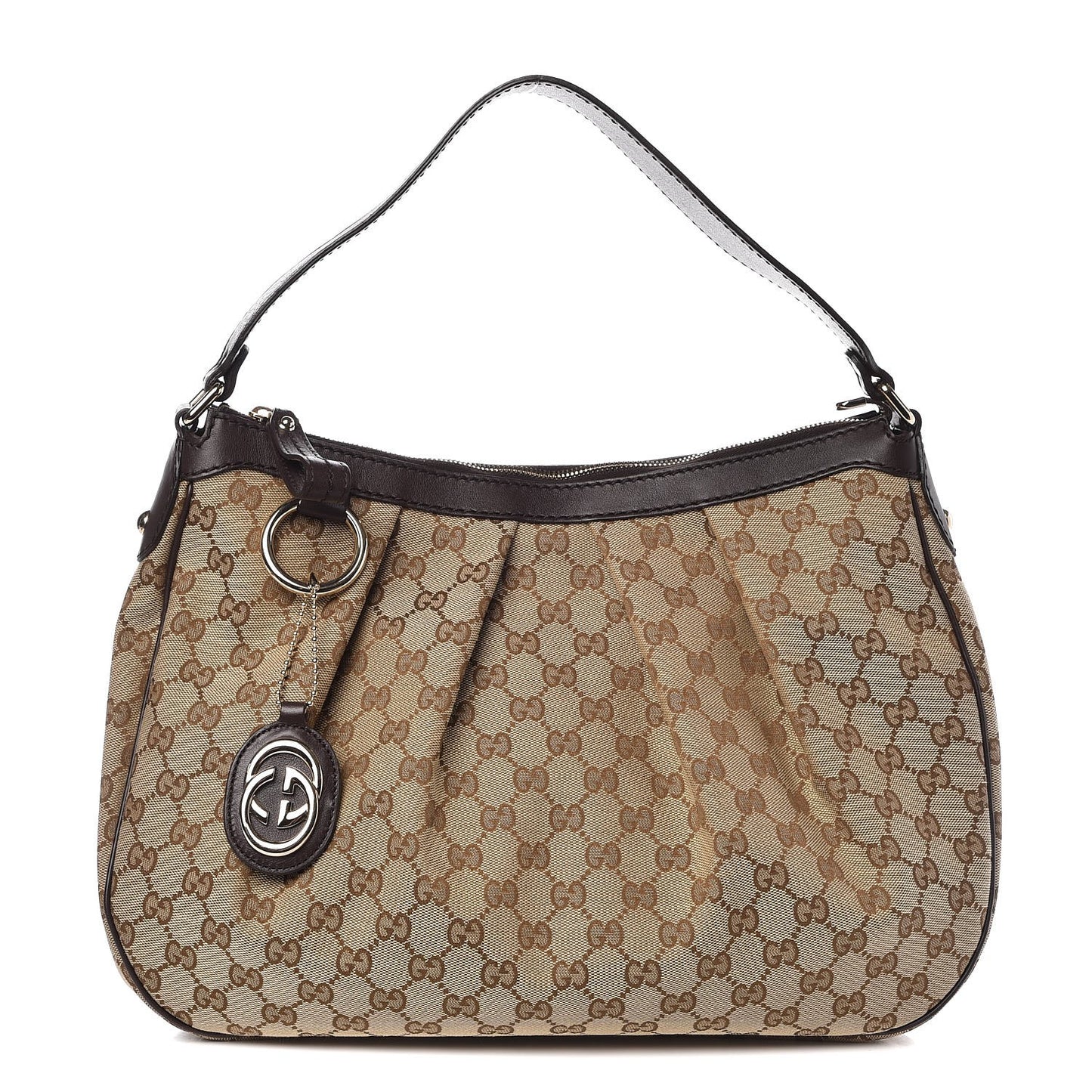 Monogram Medium Sukey Hobo Dark Brown