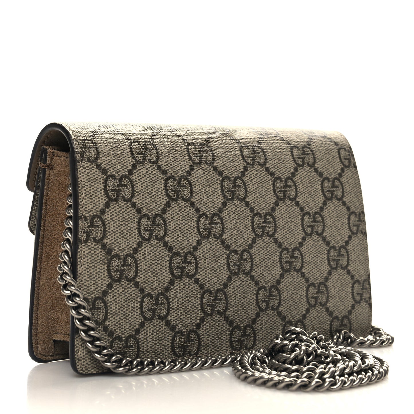 GG Supreme Monogram Super Mini Dionysus Shoulder Bag Taupe