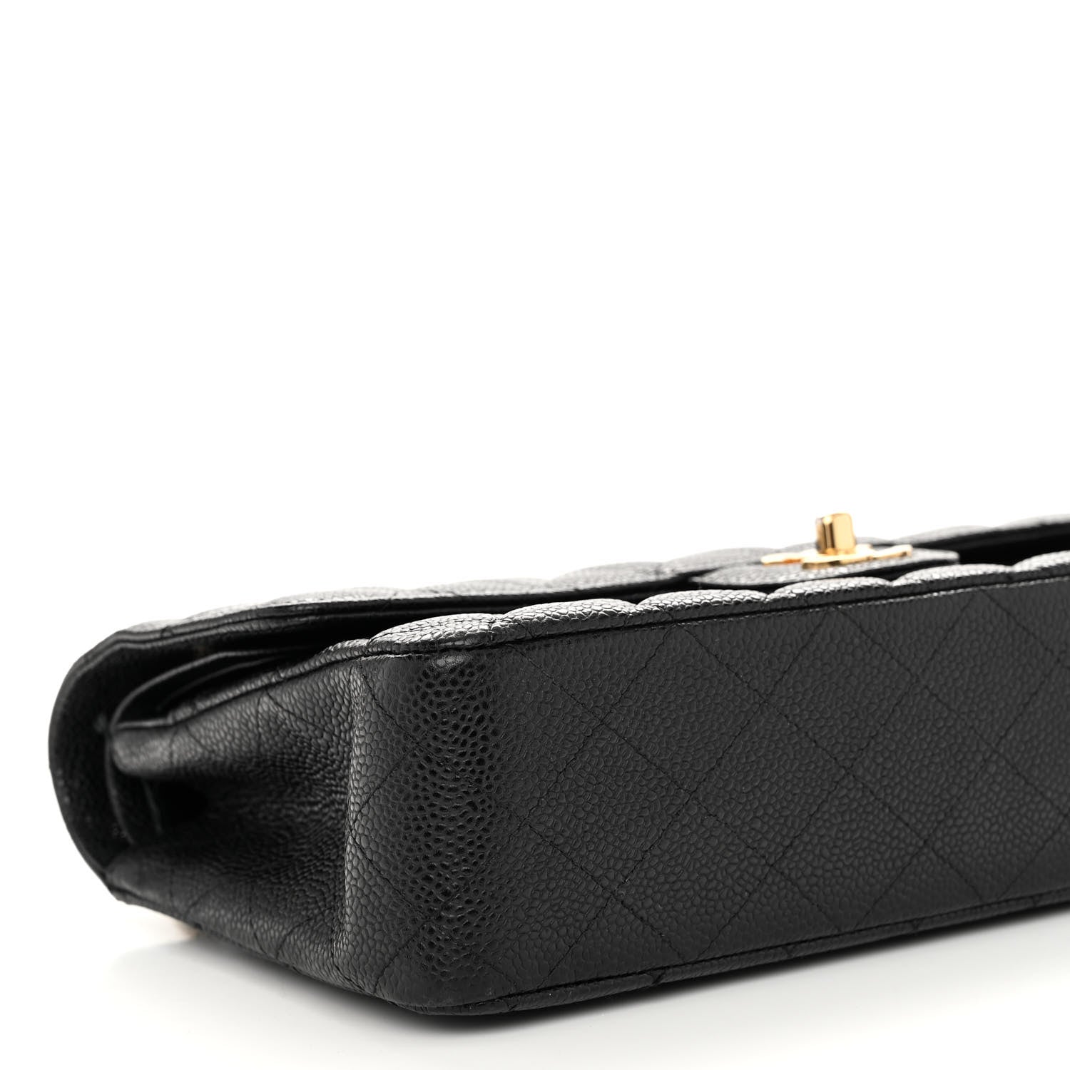 Chanel Caviar Quilted Medium Double Flap Black 9 of 12