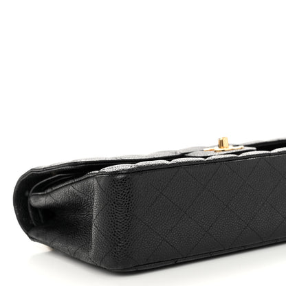 Chanel Caviar Quilted Medium Double Flap Black 9 of 12