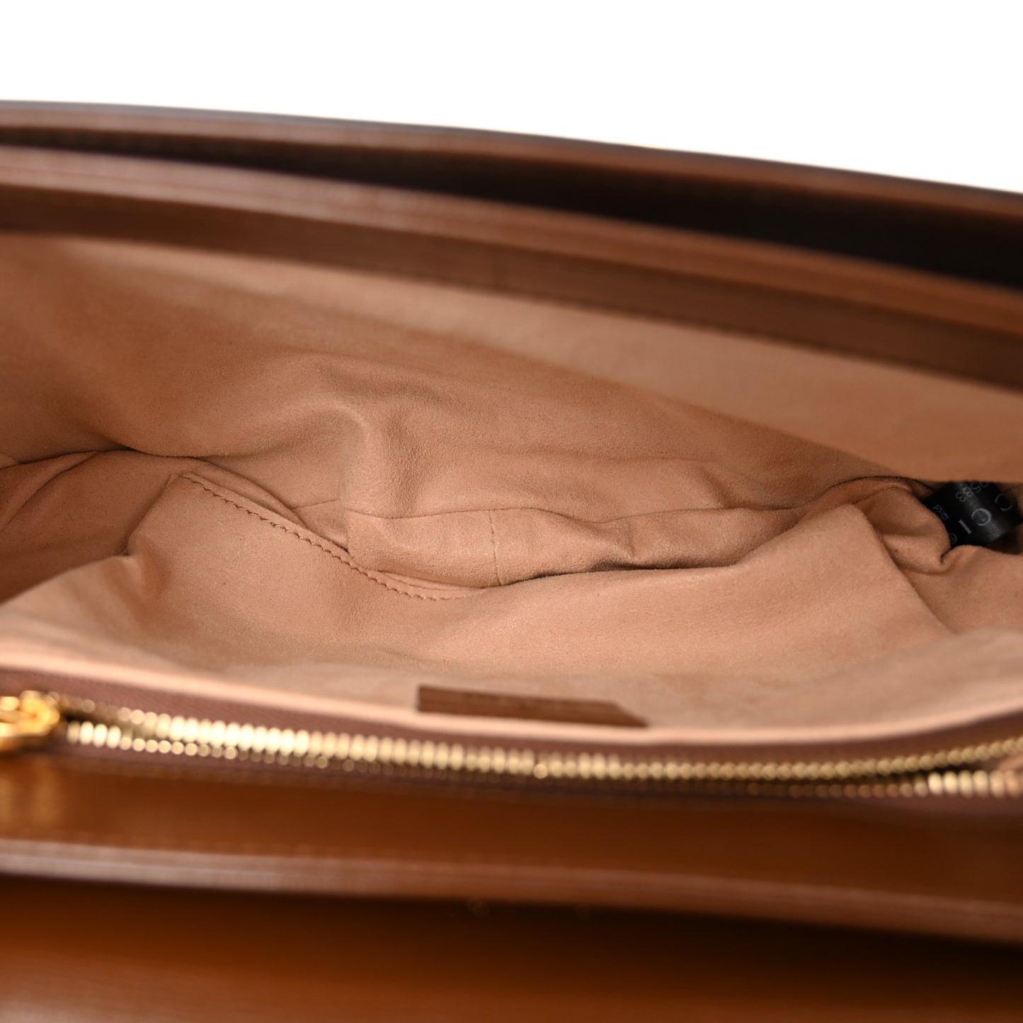 GG Supreme Monogram Horsebit 1955 Shoulder Bag Beige Brown Sugar