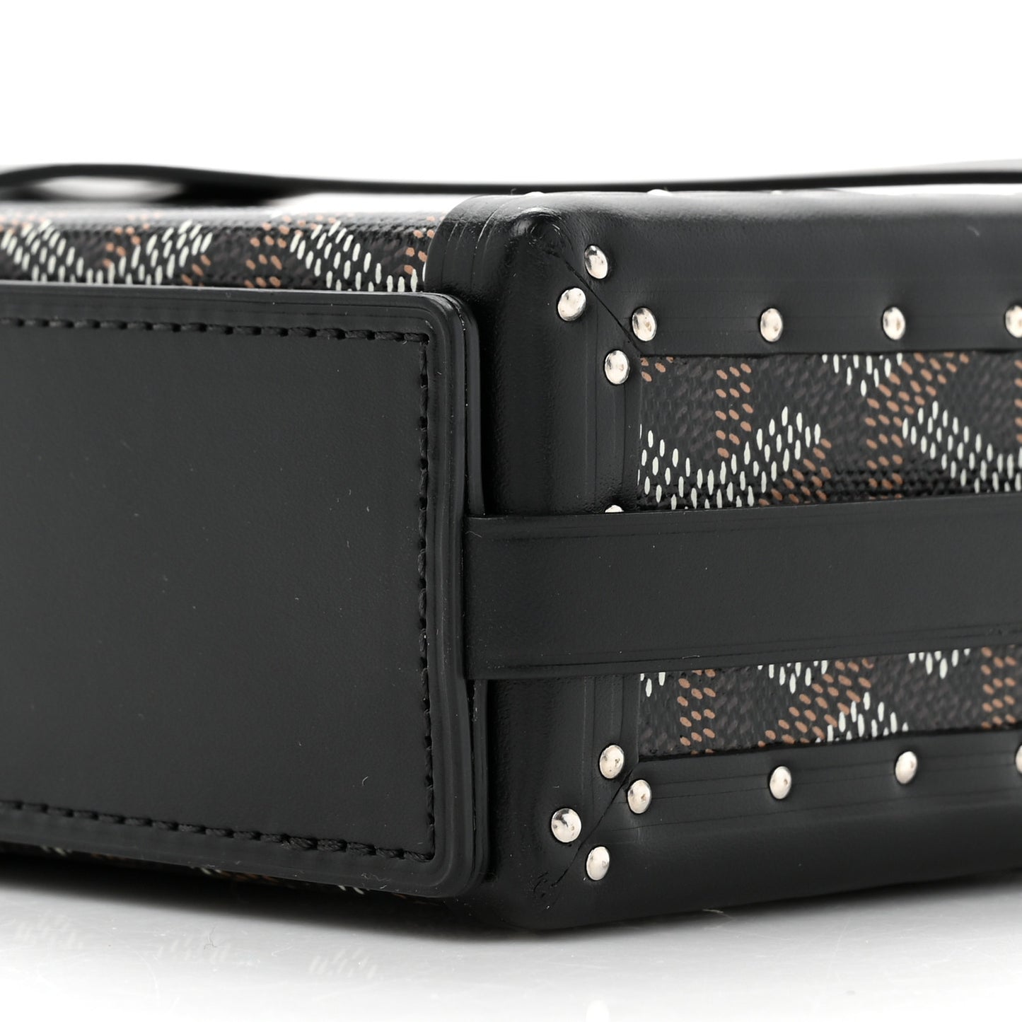 Goyardine Minaudiere Trunk Bag Black