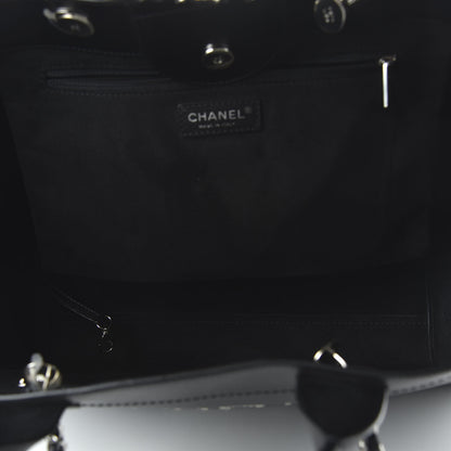 Chanel Caviar Large Studded Deauville Tote Black 5 of 9
