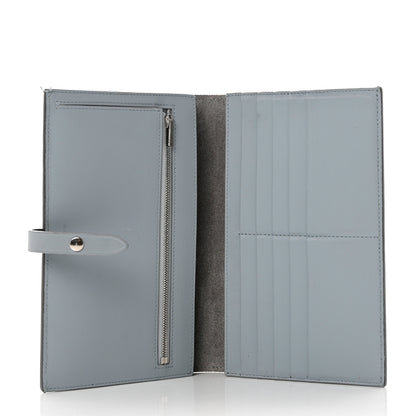 Celine Grained Calfskin Large Multifunction Strap Wallet Grey 5 of 8