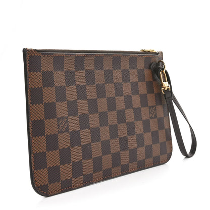 Louis Vuitton Damier Ebene Neverfull MM GM Pochette 3 of 8