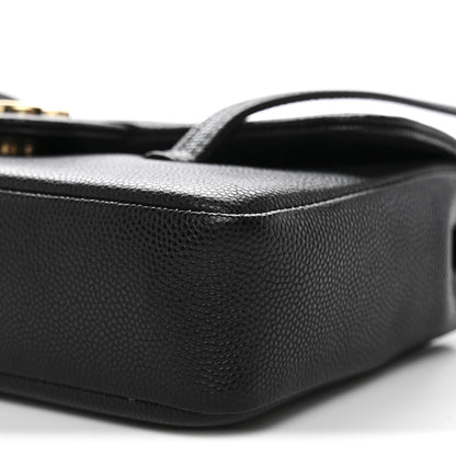Chanel Shiny Caviar Mini Preppy Coco Shoulder Bag Black 10 of 11