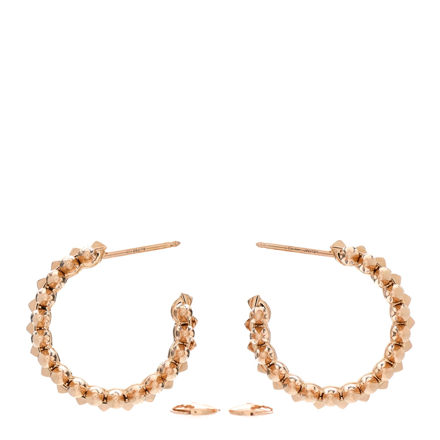 Cartier 18K Pink Gold Small Clash de Cartier Earrings 3 of 6