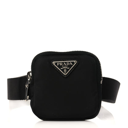 Prada Re-Nylon Woven Belt Black 1 of 5