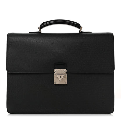 Louis Vuitton Taiga Neo Robusto 2 Compartment Briefcase Black 1 of 14