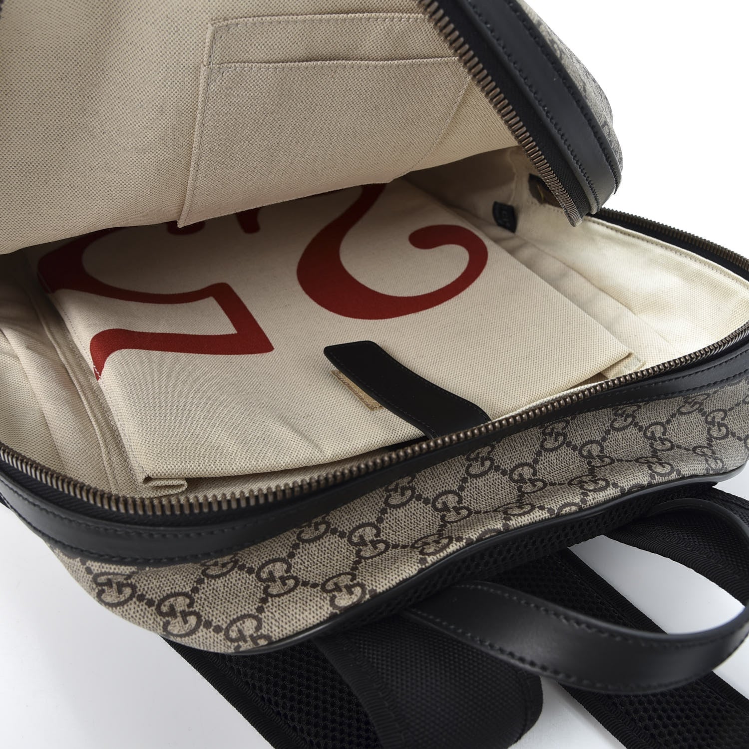 Gucci GG Supreme Monogram Kingsnake Dome Backpack 4 of 9