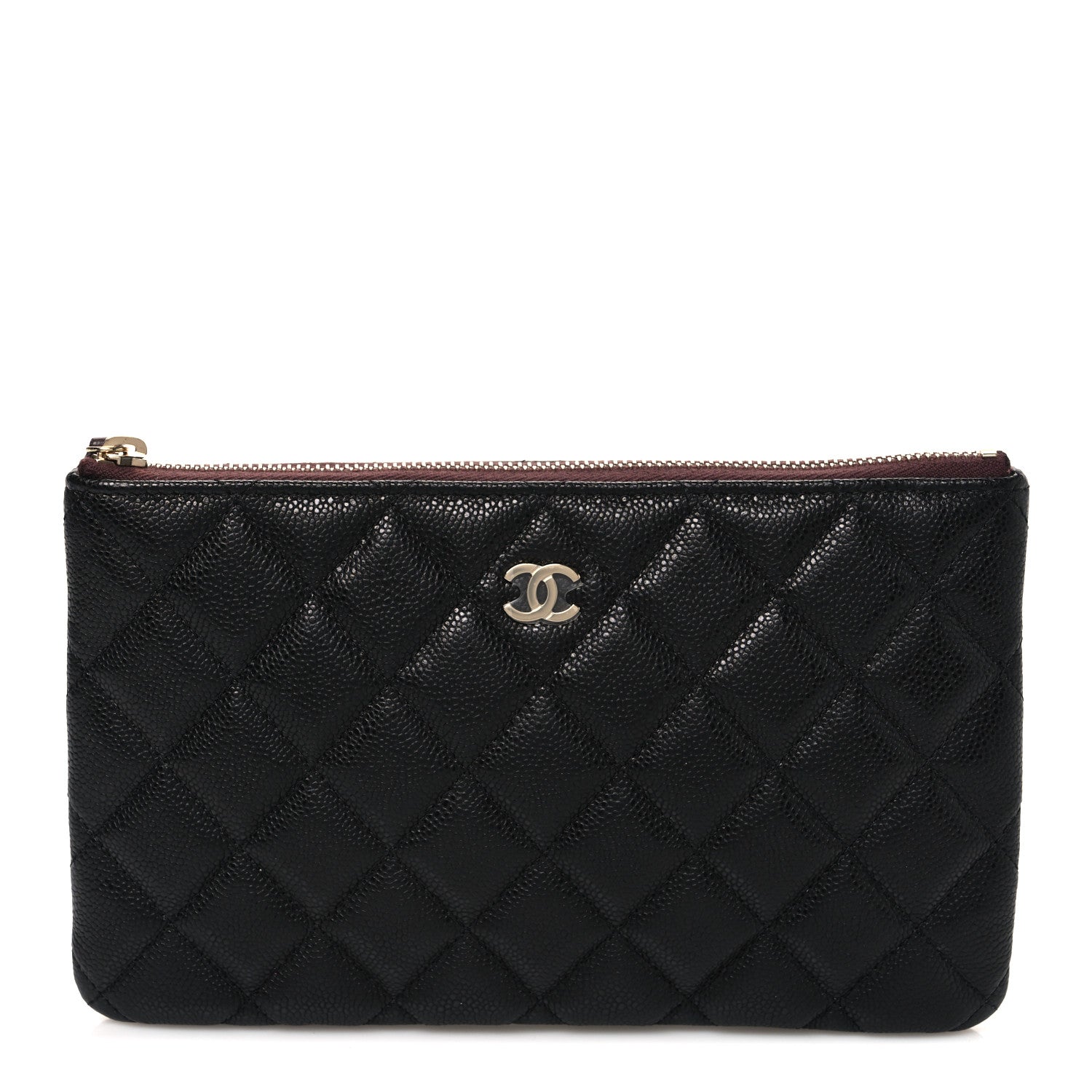 Chanel Caviar Quilted Cosmetic Case Black 1 of 7