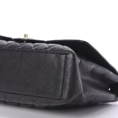 Chanel Caviar Quilted Maxi Single Flap Black 7 of 9