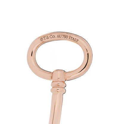 Tiffany 18K Rose Gold Keys Wire Bracelet 3 of 5