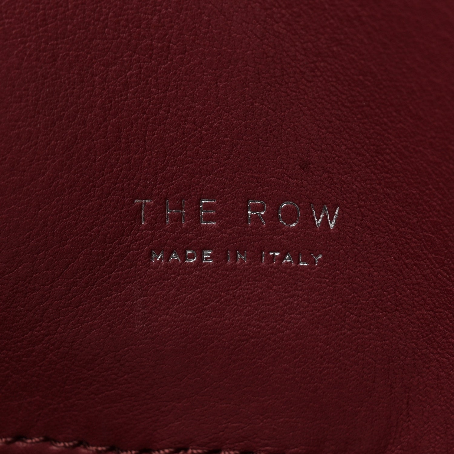 The Row Polished Saddle Calfskin Soft Margaux 15 Amaranto 6 of 15