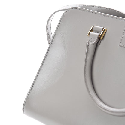 Saint Laurent Calfskin Small Monogram Cabas Fog 13 of 13