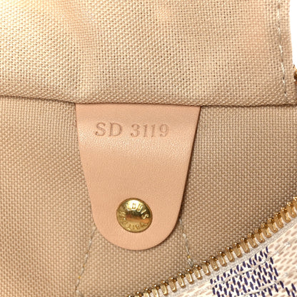 Louis Vuitton Damier Azur Speedy Bandouliere 25 6 of 11