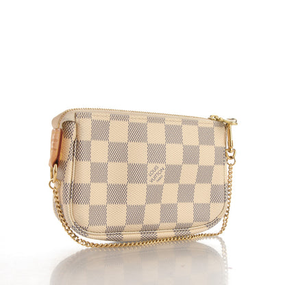 Louis Vuitton Damier Azur Mini Pochette Accessories 3 of 7