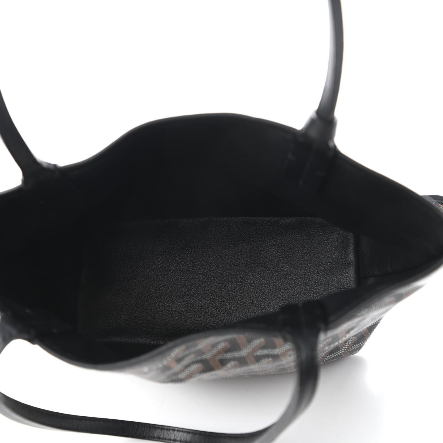 Goyardine Reversible Mini Anjou Black