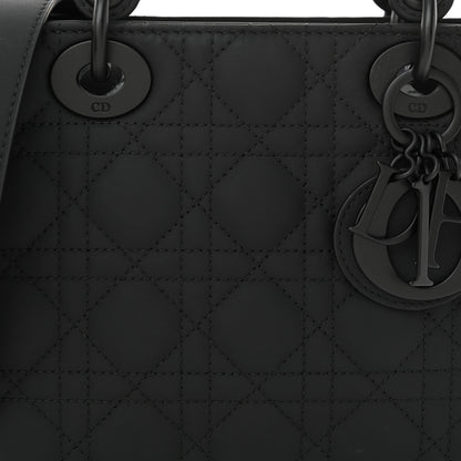 Christian Dior Ultra Matte Calfskin Cannage Small My ABCDior Lady Dior Black 8 of 13