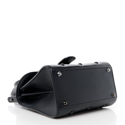Delvaux Grained Rodeo Calfskin Quilted Mini Brillant Satchel Black 5 of 10
