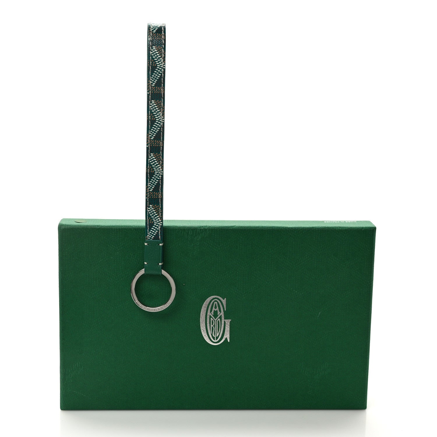 Goyard Goyardine Sesame Key Holder Green 4 of 4