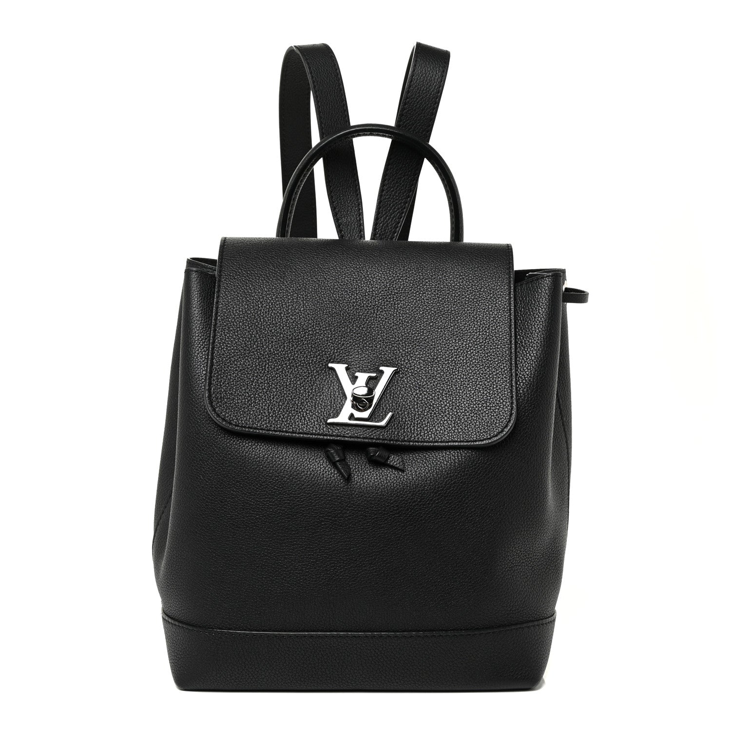 Louis Vuitton Calfskin Lockme Backpack Black 1 of 14