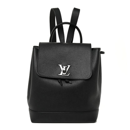 Louis Vuitton Calfskin Lockme Backpack Black 1 of 14