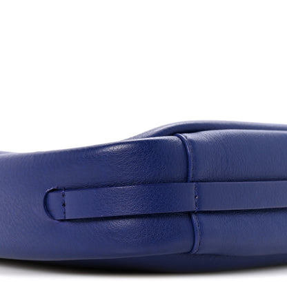 Balenciaga Calfskin Political Campaign Logo S Everyday Camera Bag Bleu 9 of 10
