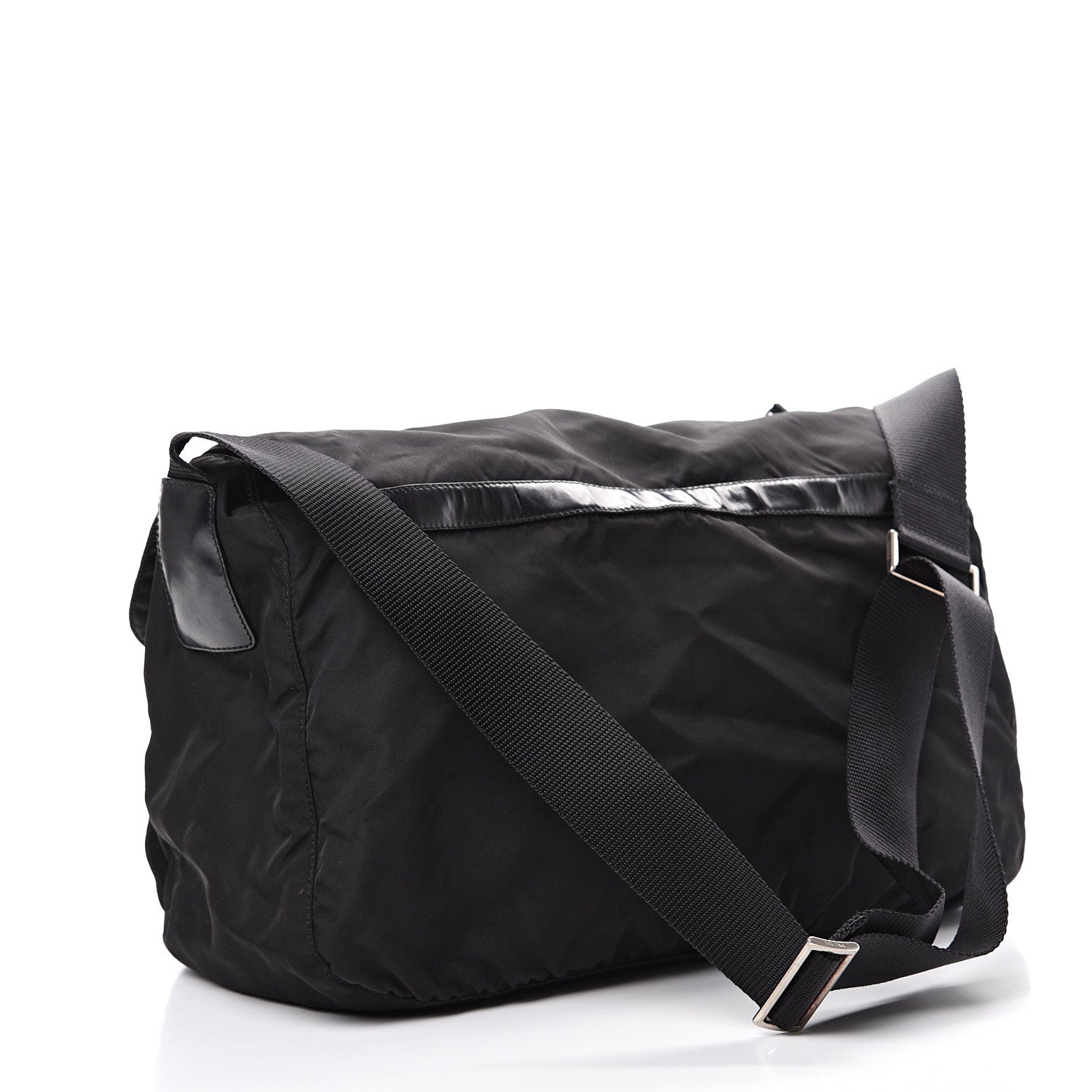 Prada Nylon Vela Sport Messenger Bag Black 2 of 13