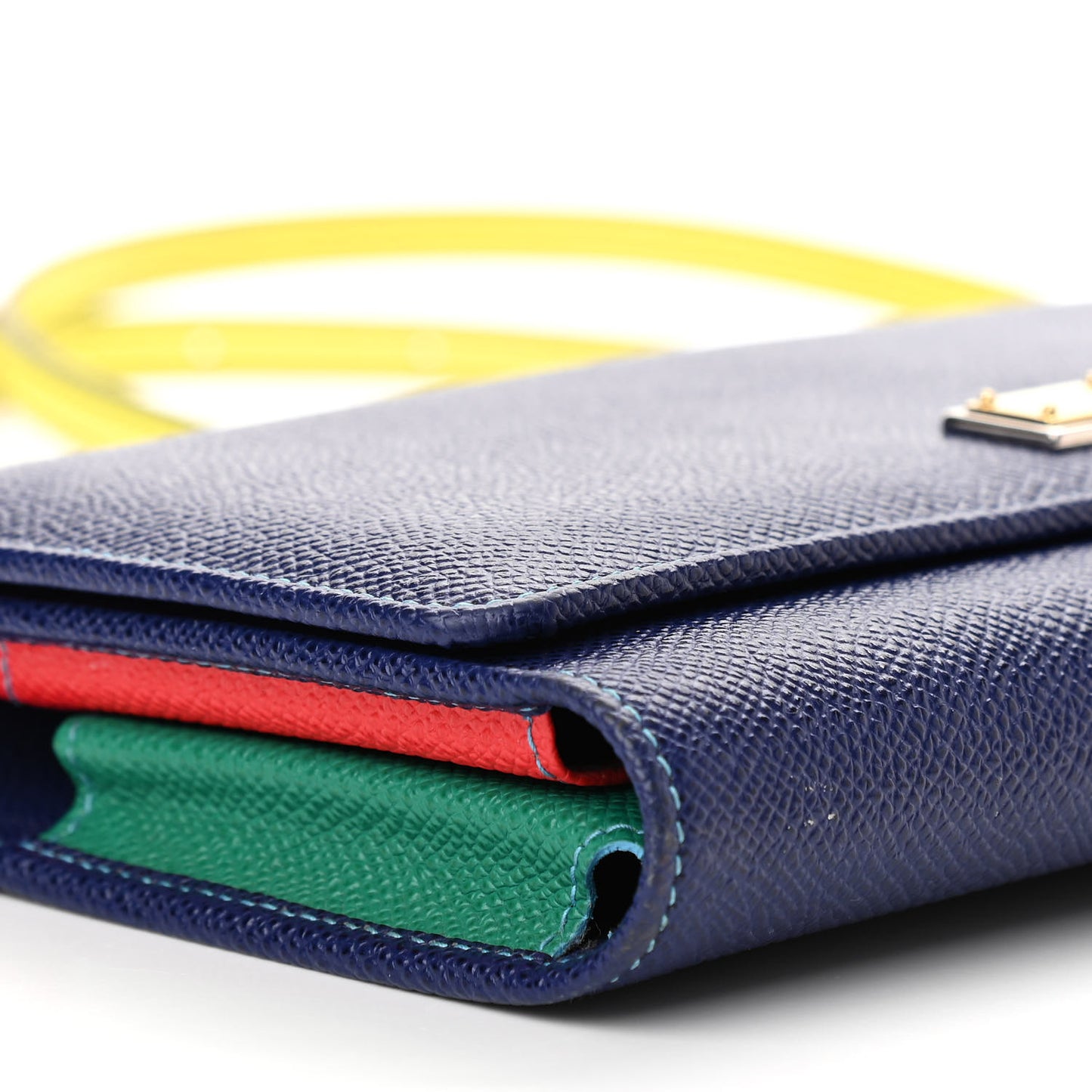 Dauphine Calfskin Miss Sicily Lipstick Crossbody Bag Multicolor