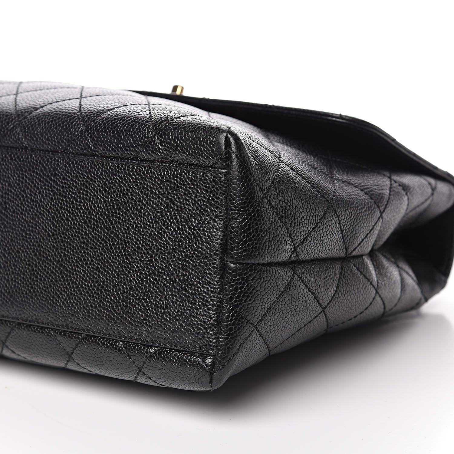 Chanel Caviar Quilted Jumbo Kelly Flap Black 11 of 13