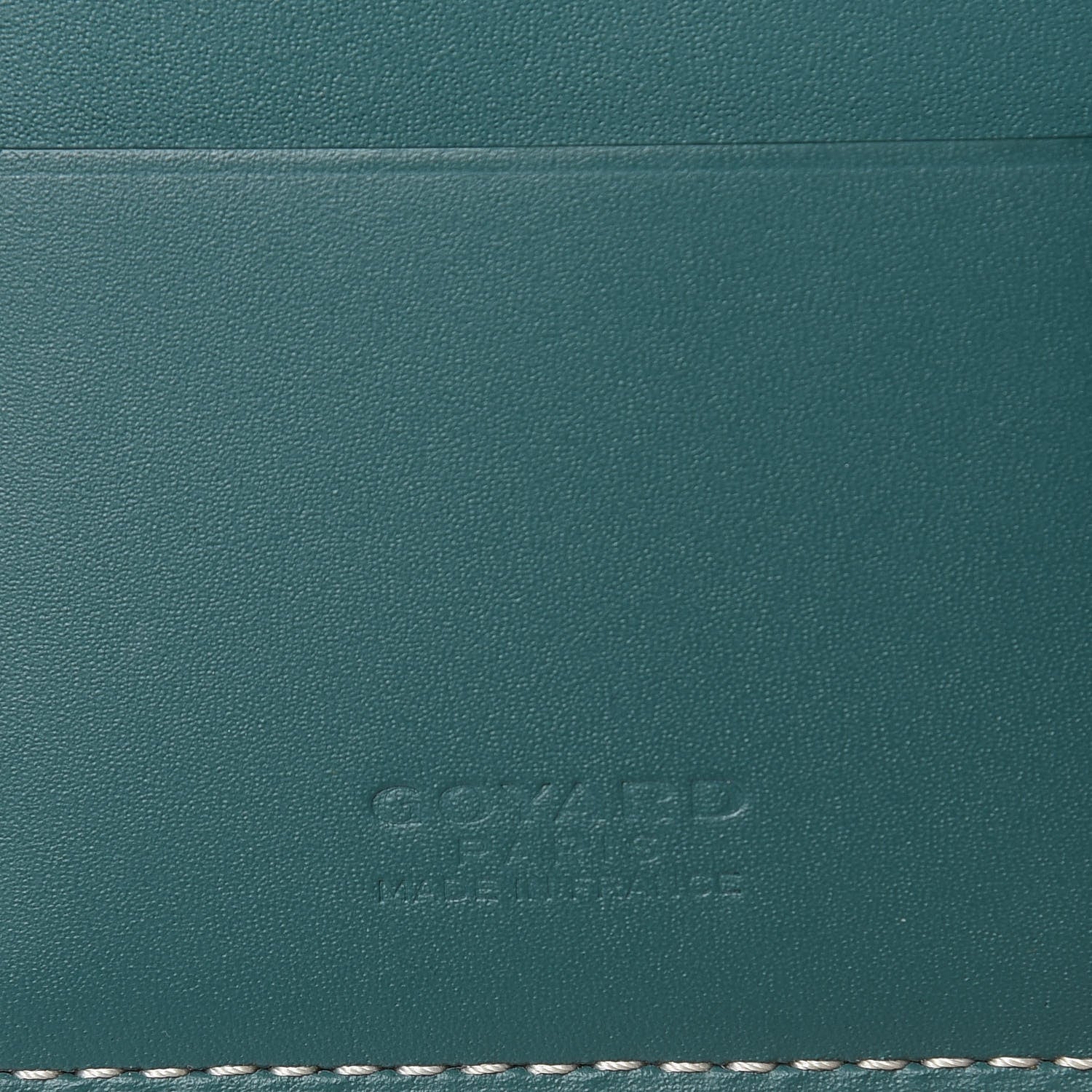 Goyard Goyardine Passport Wallet Green 6 of 8