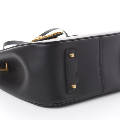 Versace Vitello Barocco Virtus Small Top Handle Shoulder Bag Black 5 of 8