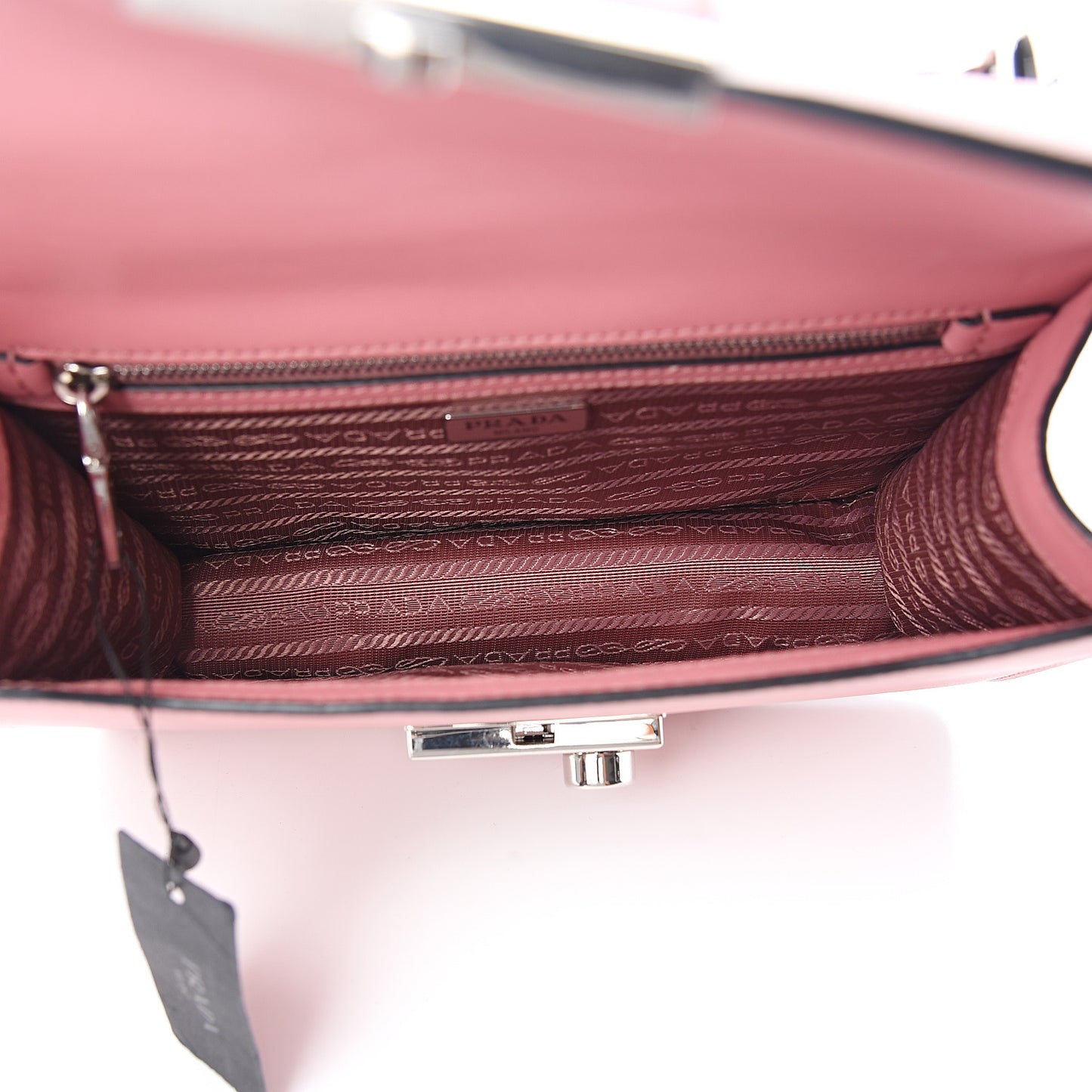 Saffiano Pattina Sound Chain Crossbody Bag Petalo