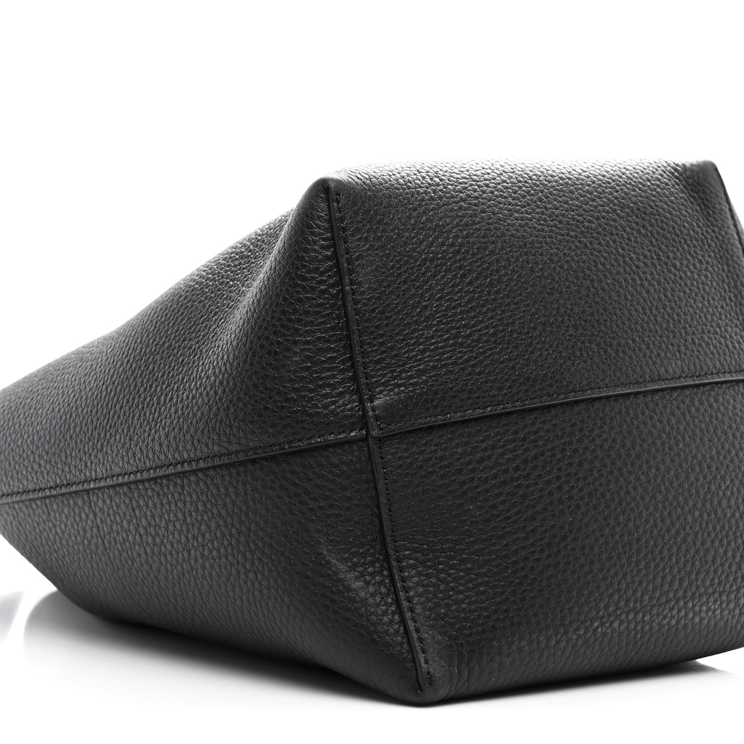 The Row Grained Calfskin Medium N/S Park Tote Black 9 of 10