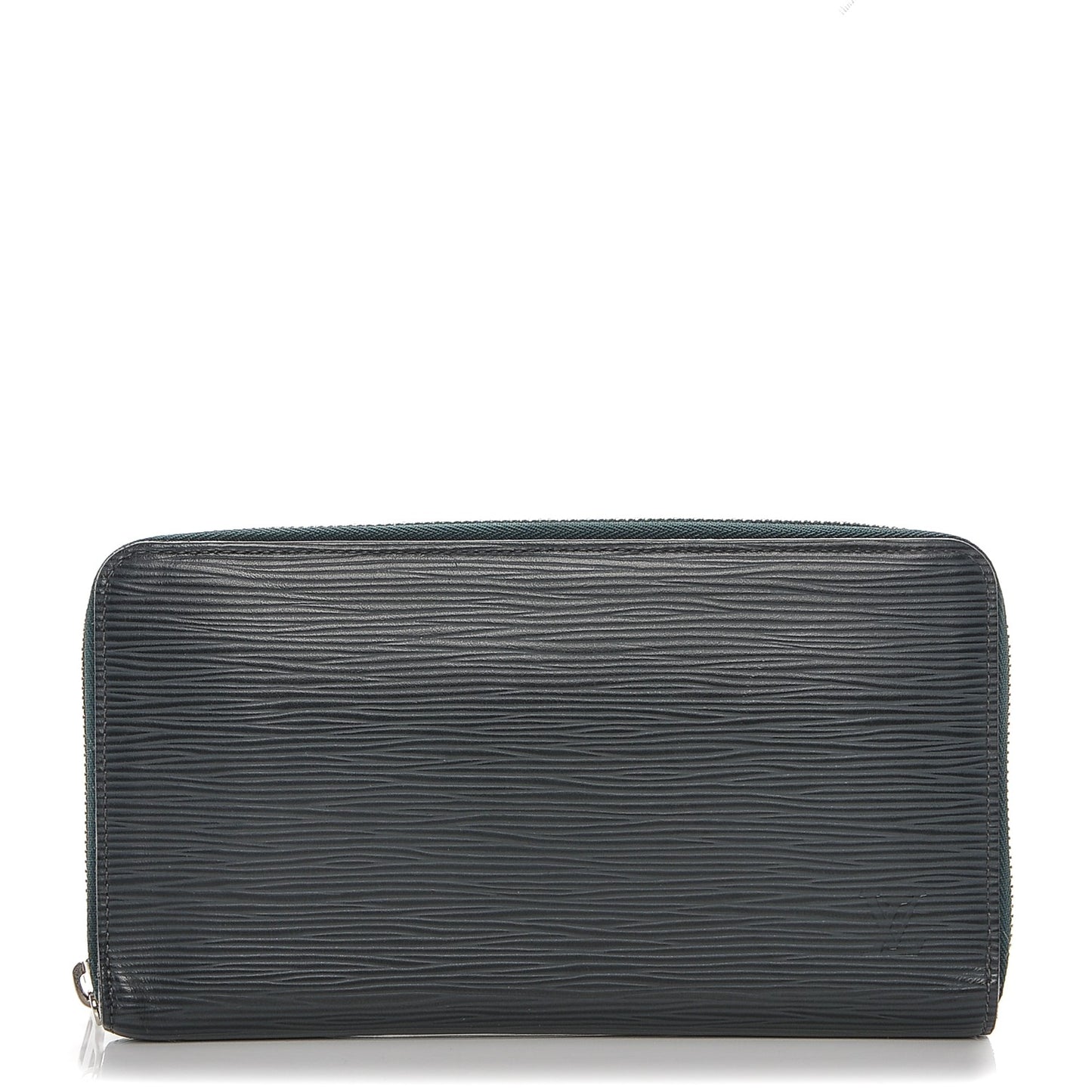Epi Zippy Organizer Wallet Vert Anglais