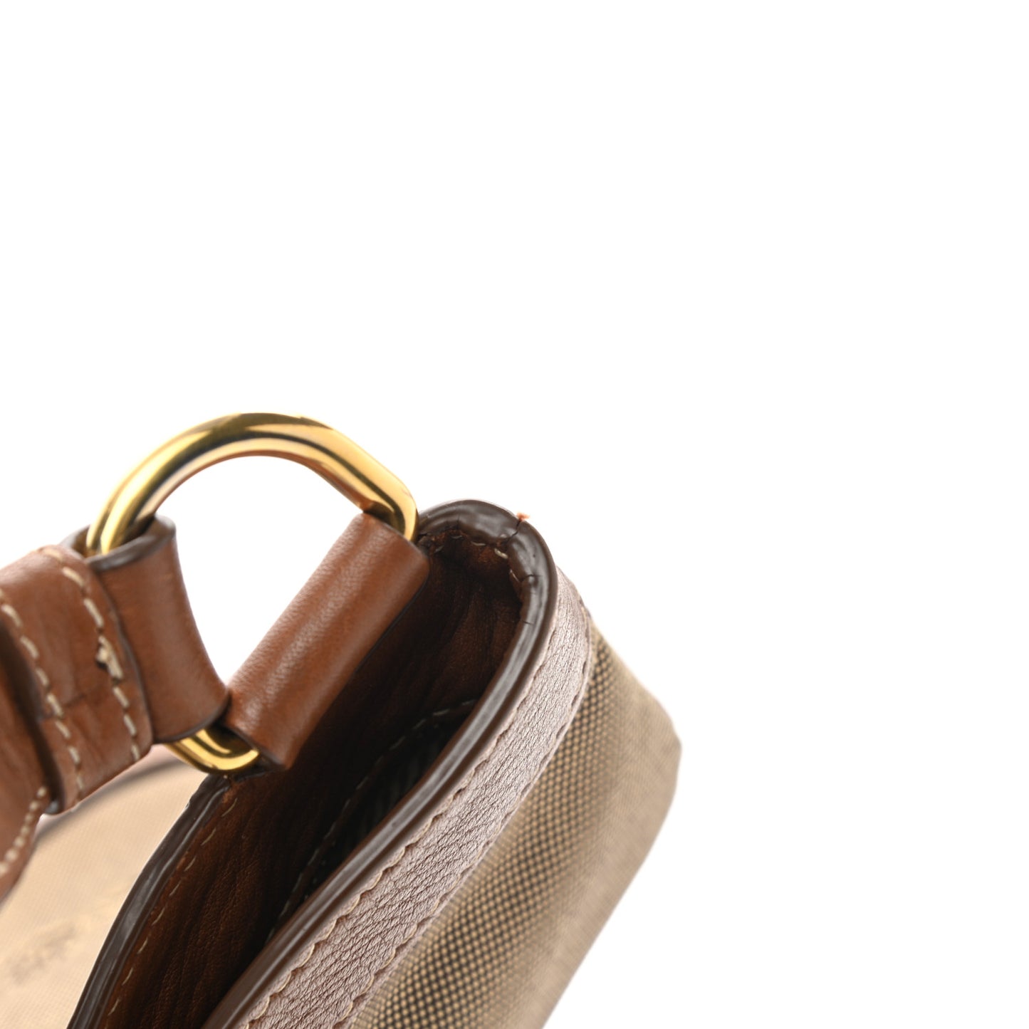 Jacquard Logo Small Flat Messenger Bag Corda Brandy