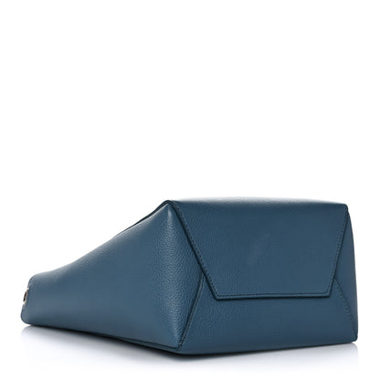 Celine Soft Grained Calfskin Small Sangle Bucket Bag Blue 4 of 9