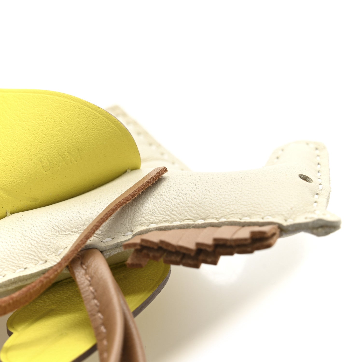 Hermes Milo Lambskin Grigri Rodeo Pegase Horse Bag Charm PM Craie Chai Lime 4 of 4
