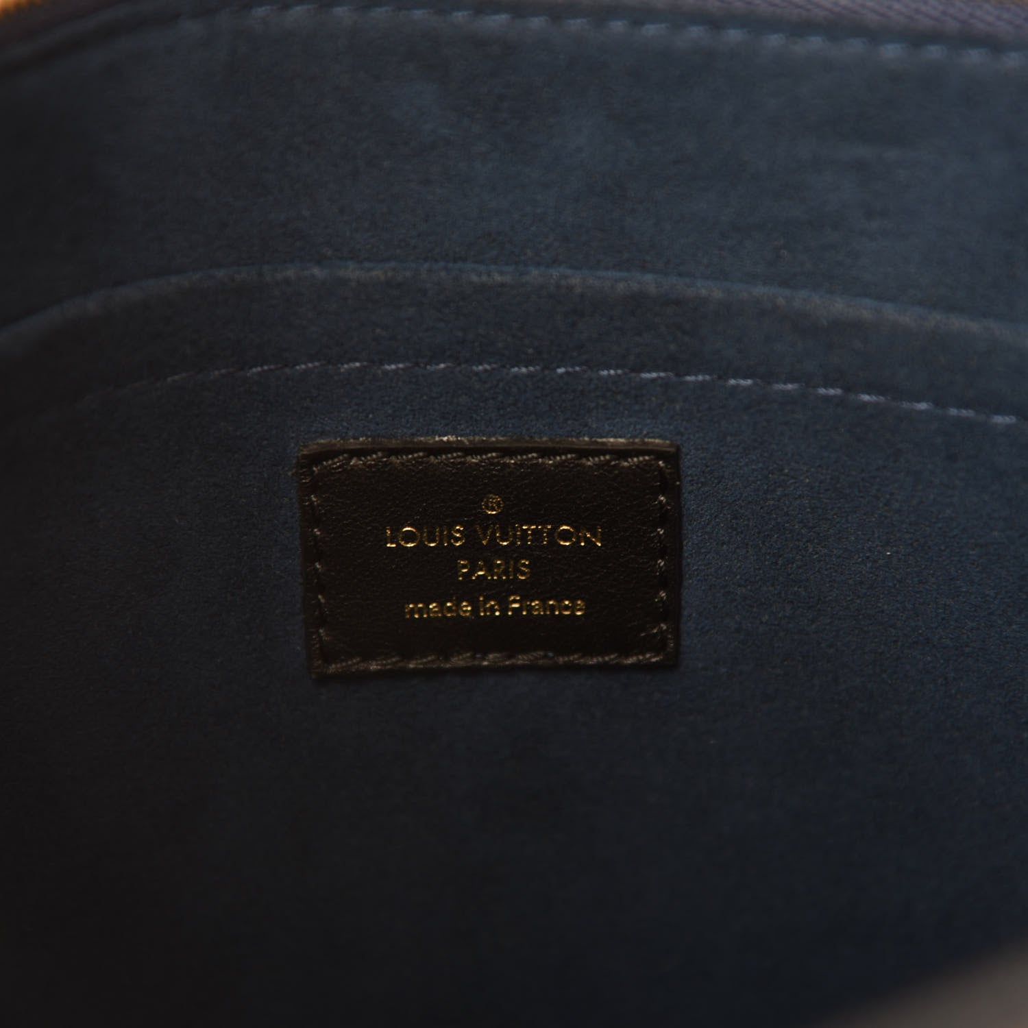 Louis Vuitton Calfskin Monogram On My Side Marine 11 of 13