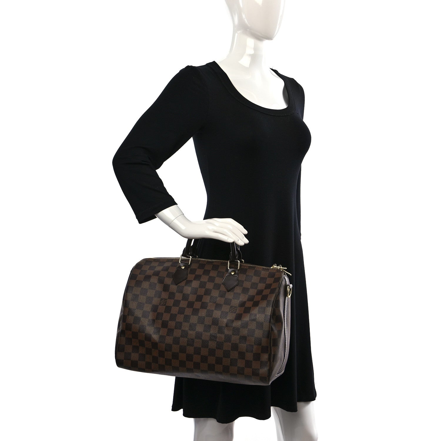 Louis Vuitton Damier Ebene Speedy 30 2 of 19