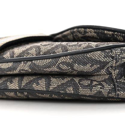 Christian Dior Monogram Saddle Bag Blue 10 of 23