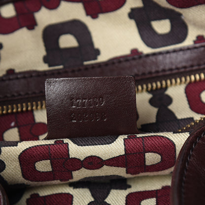 Gucci Guccissima Medium Indy Top Handle Hobo Dark Brown 6 of 9