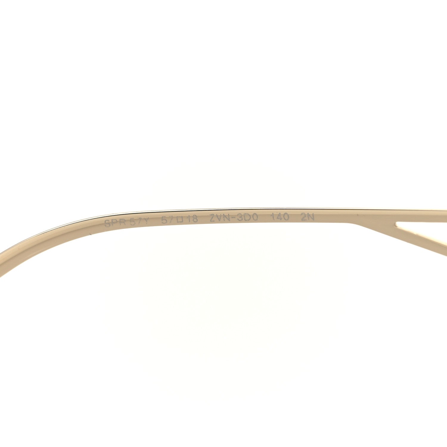 Prada Metal Symbole Triangle Logo Sunglasses SPR57YS Anthracite Gray Cammeo Beige 7 of 8