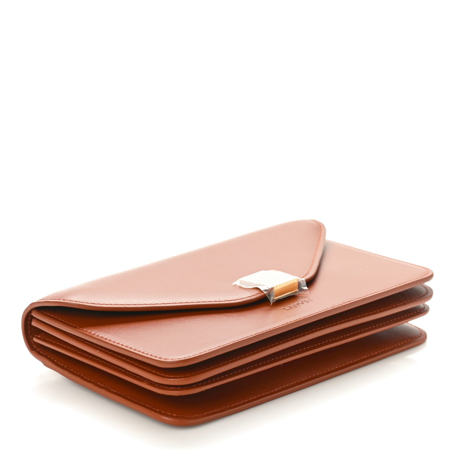Calfskin Concerto Clutch Wallet Tan
